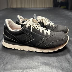 Vintage Brooks Women's 8 Heritage Vanguard Black Suede Athletic Sneakers BP